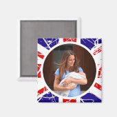 Prince George Royal Baby Magnet (Vorderseite/Rückseite)