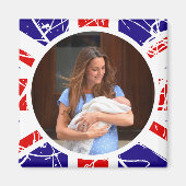 Prince George Royal Baby Magnet (Vorne)