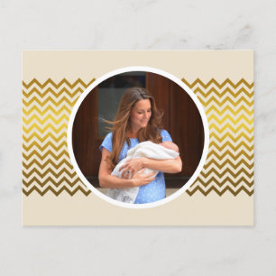 Prince George Royal Baby Postkarte