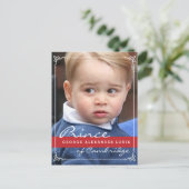 Prince George und Prince William Postkarte (Stehend Vorderseite)
