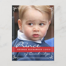 Prince George und Prince William Postkarte