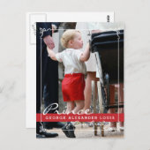 Prince George und Prince William Postkarte (Vorne/Hinten)