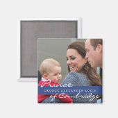 Prince George - William & Kate Magnet (Vorderseite/Rückseite)