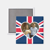 Prince George - William & Kate Magnet (Vorderseite/Rückseite)