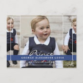 Prince George - William & Kate Postkarte (Vorderseite)
