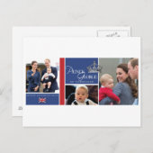 Prince George - William & Kate Postkarte (Vorne/Hinten)