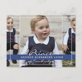 Prince George - William & Kate Postkarte