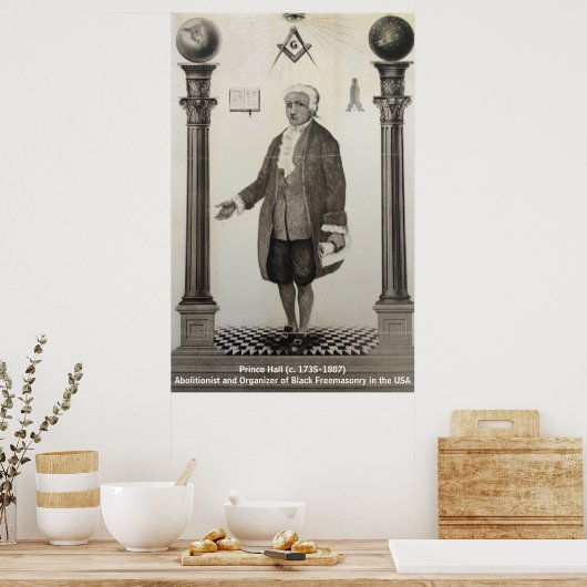 Prince Hall (c. 1735-1807) Poster (Küche)
