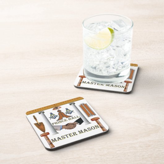 Prince Hall Master Mason Untersetzer (Rechte Seite)