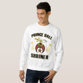 Prince Hall Shriner Noble Mystic Shrine Mason P Sweatshirt (Vorne ganz)