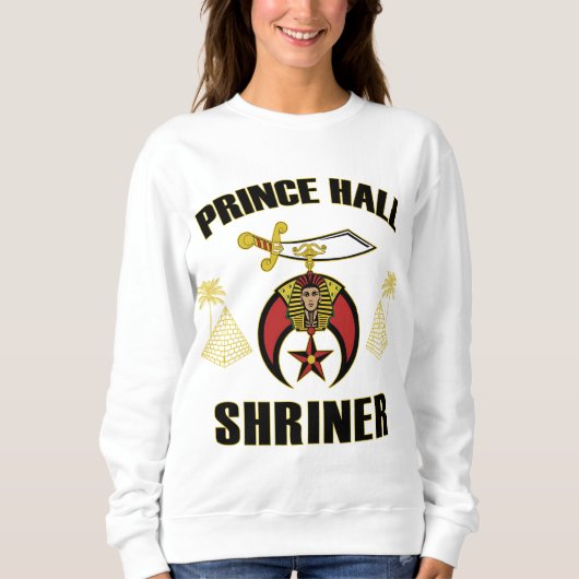 Prince Hall Shriner Noble Mystic Shrine Mason P Sweatshirt (Vorderseite)