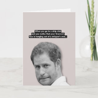 Prince Harry Greeting-Karte Karte