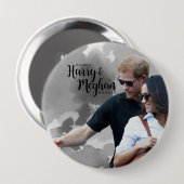 Prince Harry & Meghan Markle Button (Vorne & Hinten)