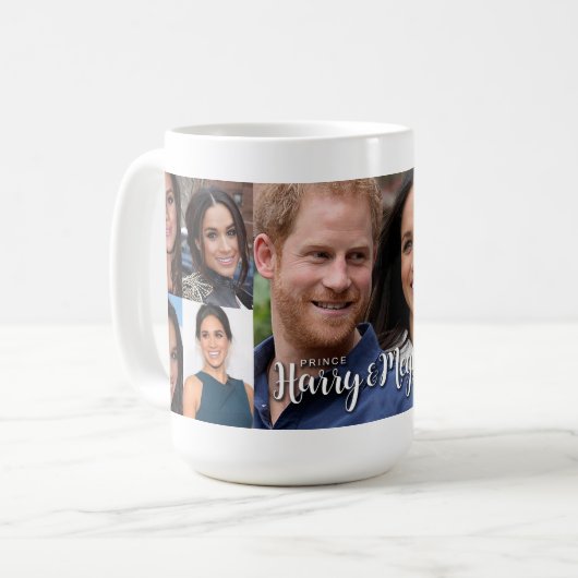 Prince Harry & Meghan Markle Kaffeetasse (Vorderseite Links)