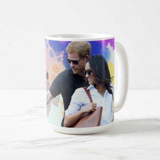 Prince Harry & Meghan Markle Kaffeetasse (VorderseiteRechts)