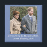 Prince Harry & Meghan Markle Royal Wedding 2018 Magnet<br><div class="desc">Prince Harry & Meghan Markle Royal Wedding 2018 Bildquelle: https://en.wikipedia.org/wiki/Prince_Harry#/media/File:Prince_Harry_and_Meghan_Markle.jpg</div>