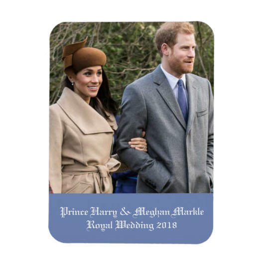 Prince Harry & Meghan Markle Royal Wedding 2018 Magnet (Vertikal)