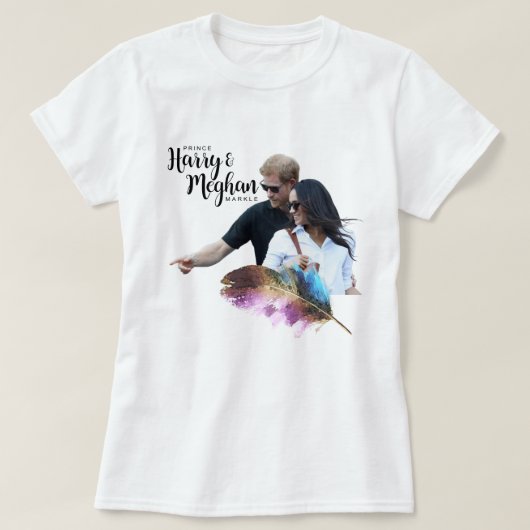 Prince Harry & Meghan Markle T-Shirt (Design vorne)