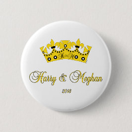 Prince Harry & Meghan Royal Wedding 2018 Button