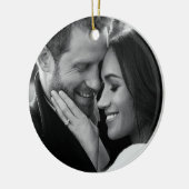 Prince Harry und Meghan Markle Keramik Ornament (Links)