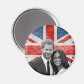 Prince Harry und Meghan Markle Magnet (Vorderseite/Rückseite)