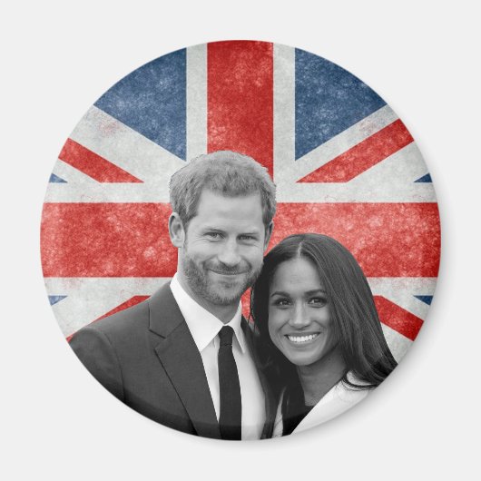 Prince Harry und Meghan Markle Magnet (Vorne)