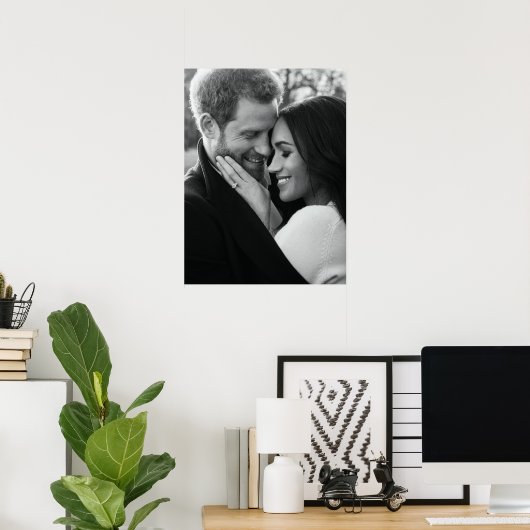 Prince Harry und Meghan Markle Poster (Heimbüro)