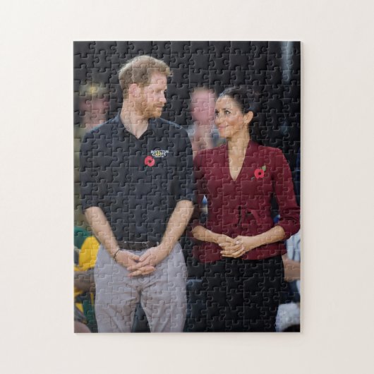 Prince Harry und Meghan Markle Puzzle (Vertikal)