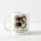 Prince Harry und Meghan Markle Royal Wedding Kaffeetasse (Links)