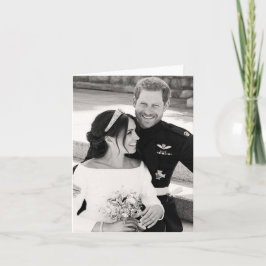 Prince Harry und Meghan Markle Royal Wedding Karte