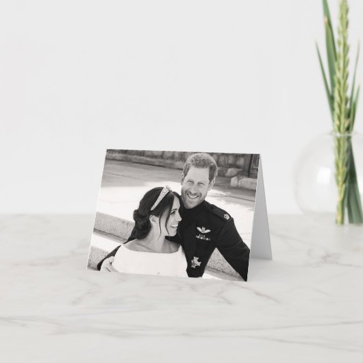 Prince Harry und Meghan Markle Royal Wedding Karte (Vorderseite)