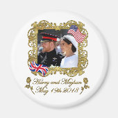 Prince Harry und Meghan Markle Royal Wedding Magnet (Vorne)