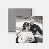 Prince Harry und Meghan Markle Royal Wedding Magnet (Vorderseite/Rückseite)