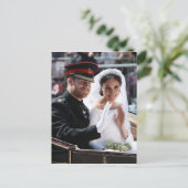 Prince Harry und Meghan Markle Royal Wedding Postkarte (Stehend Vorderseite)