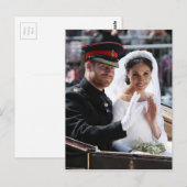 Prince Harry und Meghan Markle Royal Wedding Postkarte (Vorne/Hinten)