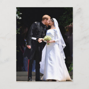 Prince Harry und Meghan Markle Royal Wedding Postkarte