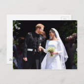 Prince Harry und Meghan Markle Royal Wedding Postkarte (Vorne/Hinten)