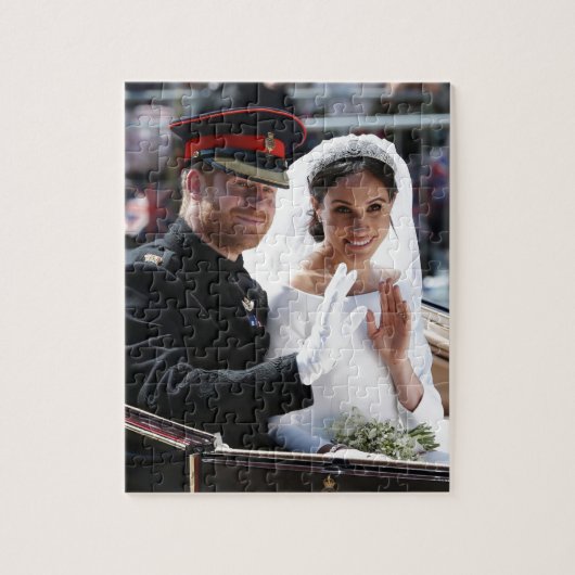 Prince Harry und Meghan Markle Royal Wedding Puzzle (Vertikal)