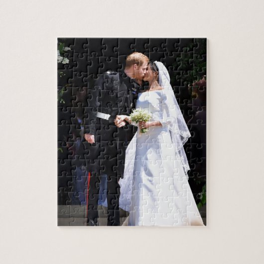 Prince Harry und Meghan Markle Royal Wedding Puzzle (Vertikal)