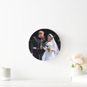 Prince Harry und Meghan Markle Royal Wedding Runde Wanduhr (Zuhause)