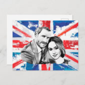Prince Harry Verlobung Ankündigungspostkarte (Vorne/Hinten)