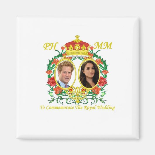 PRINCE HARRY WEDD WAPPEN MAGNET (Vorne)