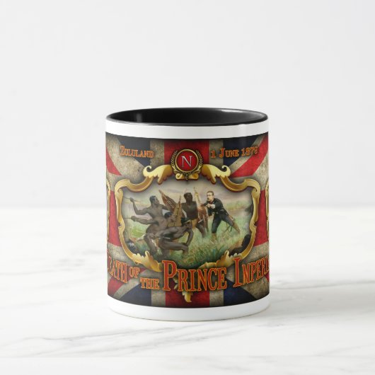 Prince Imperial Zulu War Coffee Tasse (Zentrum)