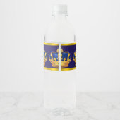 Prince King Crown Water Bottle Labels Wasserflaschenetikett (Rückseite)