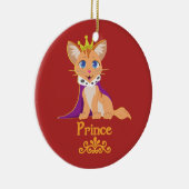 Prince Kitten Keramik Ornament (Rechts)