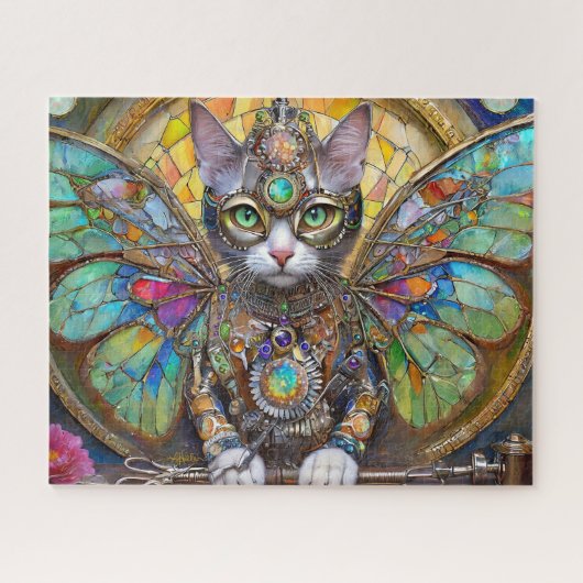 Prince Kitty Cat of the Butterfly Wing Brigade Puzzle (Horizontal)
