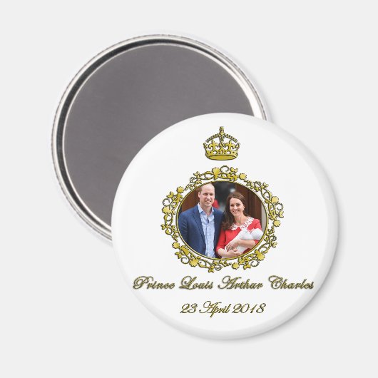 Prince Louis Arthur Charles Magnet (Vorderseite/Rückseite)