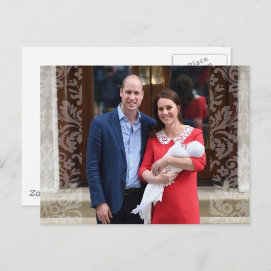 Prince Louis Arthur Charles Postkarte (Vorne/Hinten)