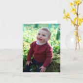Prince Louis feiert 1. Geburtstag Karte (Gelbe Blume)