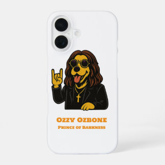 Prince of Barkness Funny Rock Dog Phone Case iPhone 16 Hülle